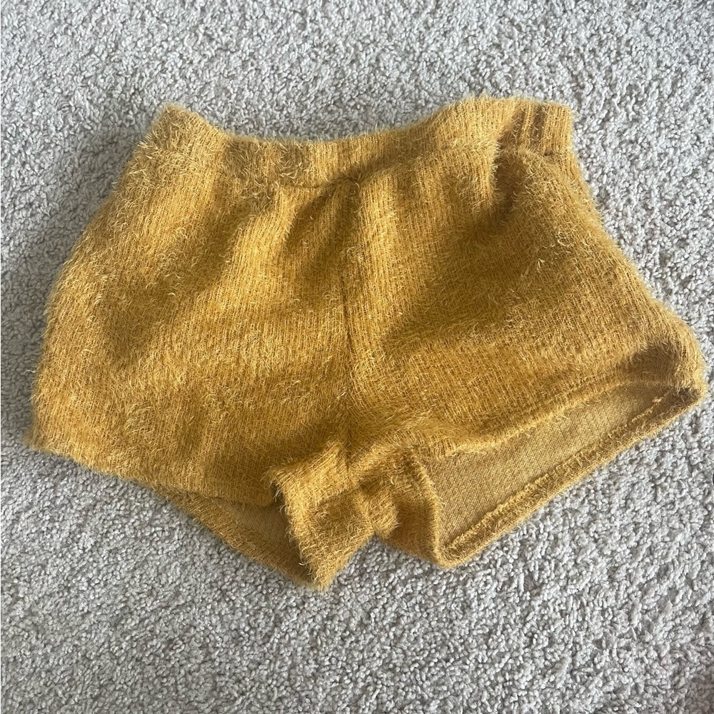 Fuzzy shorts